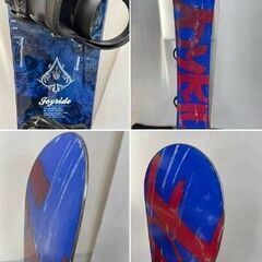 JOYRIDE　スノーボード板とビンディングセット 美品　全長141ｃｍ SALOMON FLUX サロモンの画像