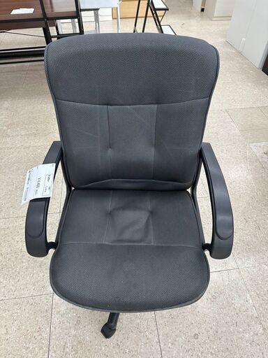 ★ジモティ割あり★ ニトリ 椅子 グレー H97.0～104.0×D63.5×W64 クリーニング済み TJ9714