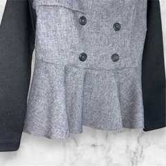 【新品未使用】MOIRAI❤ペプラムチュニック 長袖　レイヤード風　プルオーバーの画像