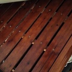 木製シングルベッド（ウレタンマットレス＋ベッド下収納）の画像