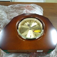 長期保管品 CITIZEN 置時計 年輪シリーズ 年輪 RQ603 カエデ材使用 シチズン リズム時計の画像