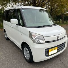 仙台☆H25スペーシア4WD.アイドリングストップ.車検取り立て...