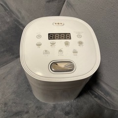 ベルソス STELLA炊飯器 2合炊き ホワイト