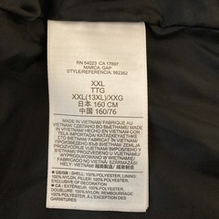 GAP kids 中綿アウター　160㎝の画像