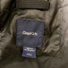 GAP kids 中綿アウター　160㎝の画像