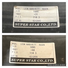 美品！LEONHARDIRITT レオンハルト　RASENラーゼン　　18×8J＋31 9J＋44 114.3 5H   φ66/十勝手渡可/クラウン　チェイサー等の画像