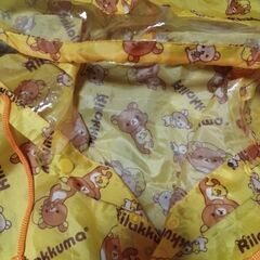 ツムツムパジャマ♪リラックマ❗雨具、子供服、子供用、幼児用ポンチョ、カッパ　レインコート‼️セット！の画像