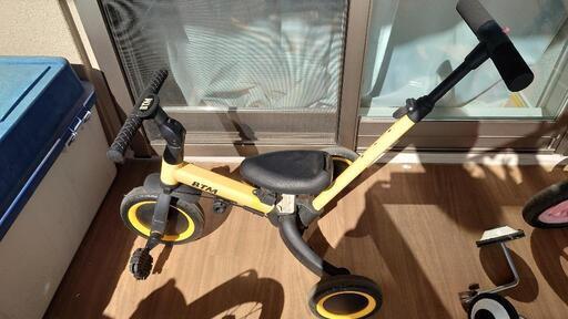 子供用三輪車 5in1 三輪車のりもの BTM 押し棒付き