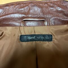 Haruf ラムレザー ライダースジャケット Ｍサイズの画像
