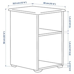 【7/31迄】SKRUVBY スクルーヴビー IKEA サイドテーブルの画像