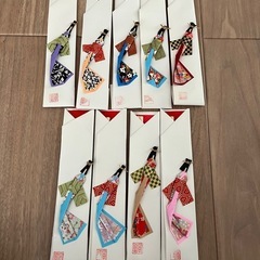 和紙人形  割り箸  手作り 9枚