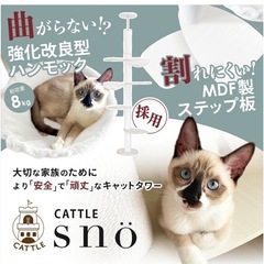 調整中:天井突っ張り・綿紐　キャットタワーの画像