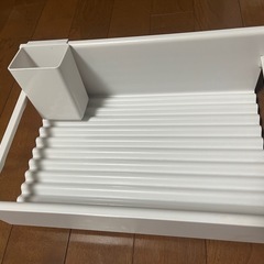 【美品】水切りラック（カトラリーケース付き）　定価：3080円