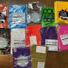 カラーポリ袋　お好きな色1枚からの画像