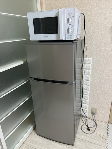 冷蔵庫、電子レンジ、炊飯器