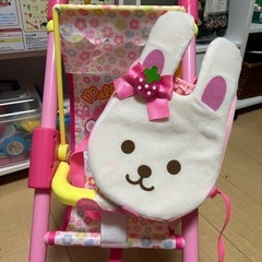 美品　メルちゃん 抱っこ紐とおせわだいすきベビーカー 