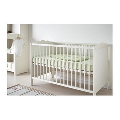 【無料・差し上げます】ベビーベッド　赤ちゃんベッド　IKEA イケア　の画像