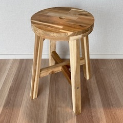イケア　SKOGSTA スコグスタ スツール アカシア材 45cmの画像