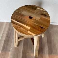 イケア　SKOGSTA スコグスタ スツール アカシア材 45cmの画像