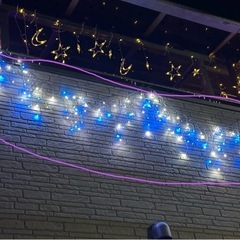 イルミネーション ブルー2色セット　LEDの画像