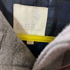 earth music&ecology ダッフルコート グレーの画像