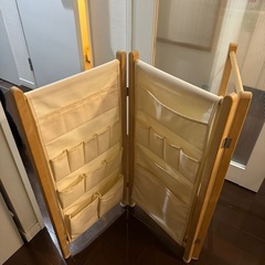 収納ポケット付パ
テーション