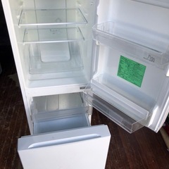 NO 670  🌈福岡市内配送設置無料✨🌈　2020年式 ヤマダ電機 2ドア冷蔵庫 (156L・右開き) ホワイト YRZF15G1の画像