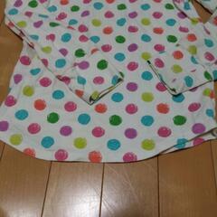 GAP　水玉ハイネックカットソー130cmの画像