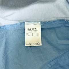 ニコ　アンド　Niko and.. ジャケット　ブルーの画像