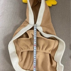 【犬服】クリスマス用！トナカイ、マントのフリースと手編みマフラーの画像