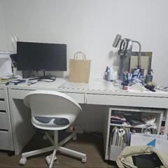 ikea デスク 引き出しセット