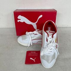 【PUMA】 《未使用・保管品》プーマ CGR OG  白×赤 ...