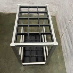 【KOKUYO】 コクヨ 傘立て 15本用 店舗用品 オフィス用品 シルバー アルミフレーム Y0485の画像