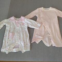 ベビー服　カバーオール(薄手) 70,60〜70 ピンク