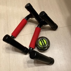 【お取引中】パワーボール　プッシュアップバー　筋トレ　腕立て伏せ　の画像