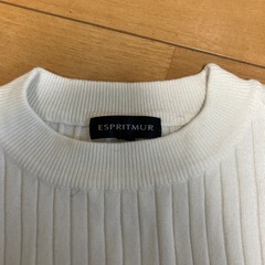 ESPRITMUR レディースニット　M 白の画像