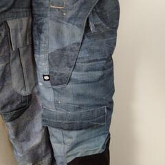 686 ビブパンツ ウェア デニム風 Lサイズ 17-18 スキー・スノーボード