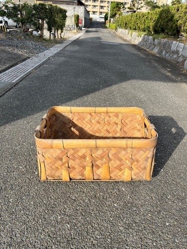 竹籠　ボテ箱