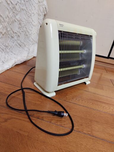 電気ストーブ　2009年製　森田電工 MORITA DENKO 遠赤外線ストーブ ベージュ MS-808EX-C　暖房器具