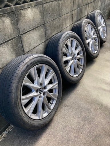 CX-8純正ホイール＋夏用タイヤ，225/55R19，2021年製
