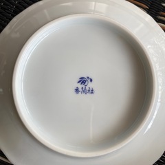 老舗 中古 有田焼 香蘭社 皿 カットグラス 小皿 中皿 まとめ売りの画像