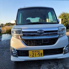 人気のタントカスタムRS　パール　車検付き、個人分割可能です。