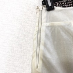 アルシーヴ　ブラック×ピンク チェックミニスカートの画像