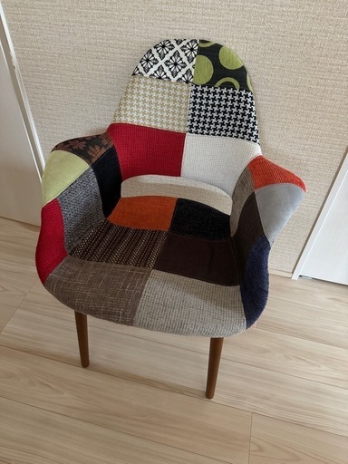 パッチワーク　チェア　一脚　美品です。