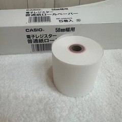 CASIO カシオ レジスターロール紙 RP-5860X5 の画像