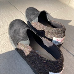 ハリスツイード　　スリッポン