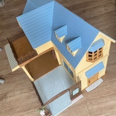 シルバニアファミリー 青い屋根の大きなお家 ぬいぐるみ セットの画像