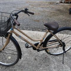 26インチ　ファッションサイクル　お洒落なベージュの画像