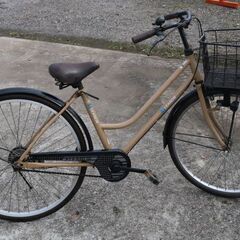 26インチ　ファッションサイクル　お洒落なベージュ