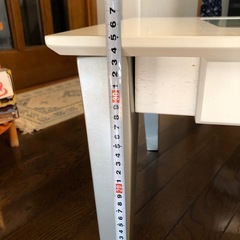 硝子引き出　テーブルの画像